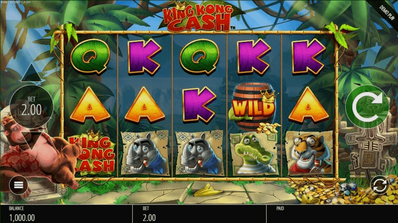 Обзор игрового автомата King Kong Cash (Blueprint Gaming)