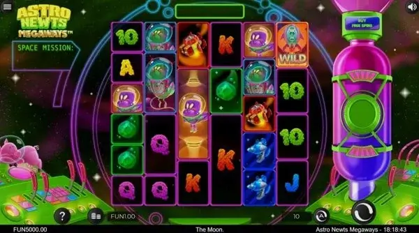 Review of Astro Newts Megaways slot machine