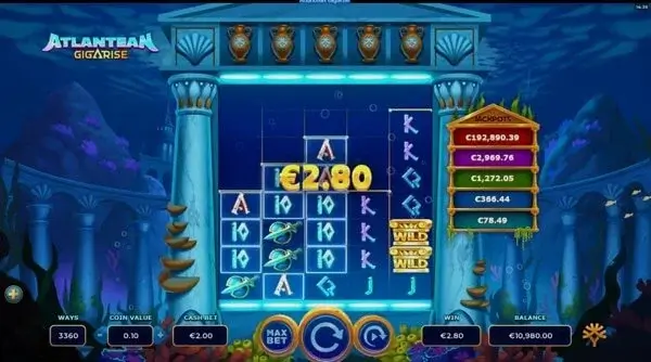 GigaRise: Atlantis I Slot Review