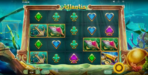 Обзор игрового автомата Atlantis (Red Tiger Gaming)