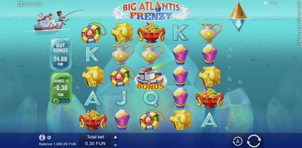 Обзор игрового автомата Big Atlantis Frenzy от BGaming