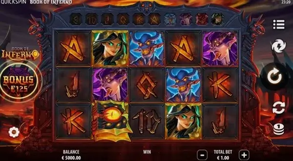 Review of the Book of Inferno slot machine