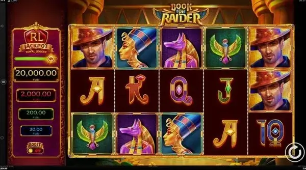 Review of the Book of Raider slot machine (GONG Gaming)