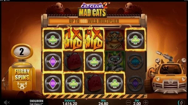 Cat Clans 2 Mad Cats slot review