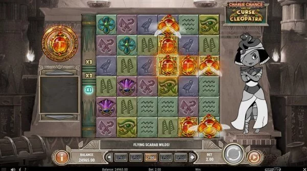 Charlie Chance and the Curse of Cleopatra slot review