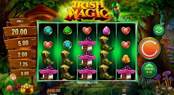 Обзор игрового автомата Irish Magic