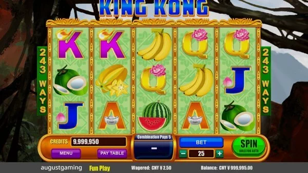 Обзор игрового автомата King Kong