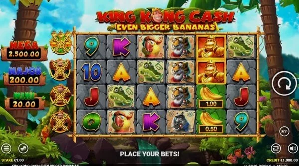 King Kong Cash Even Bigger Bananas Slot Review