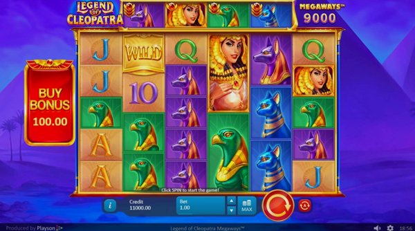 Обзор игрового автомата Legend of Cleopatra Megaways
