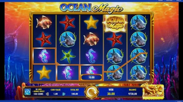 Обзор игрового автомата Ocean Magic