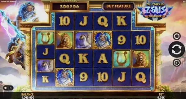 Review of the Olympus Zeus Megaways slot machine