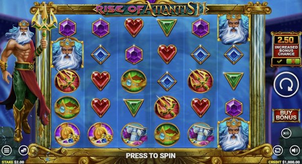 Обзор игрового автомата Rise of Atlantis 2