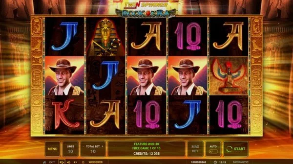 Review of the Twin Spinner Book of Ra Deluxe slot machine