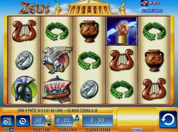 Zeus slot machine review