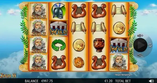 Zeus II slot machine review